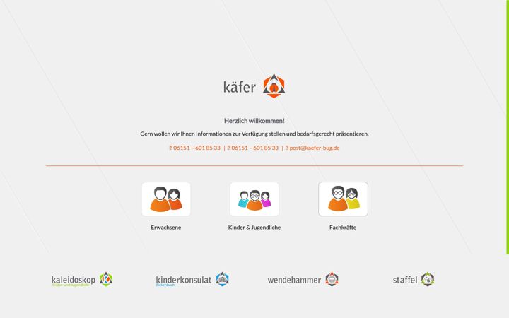 Screenshot of kaefer-bug.de
