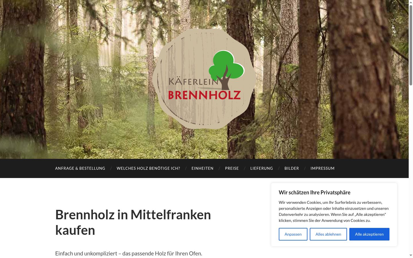 Screenshot tal-banner tal-kunsens muri qabel kwalunkwe interazzjoni