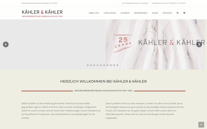 Screenshot of kaehler.de