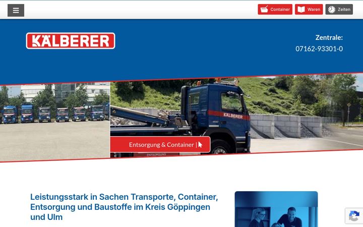Screenshot of kaelberer-gruppe.de