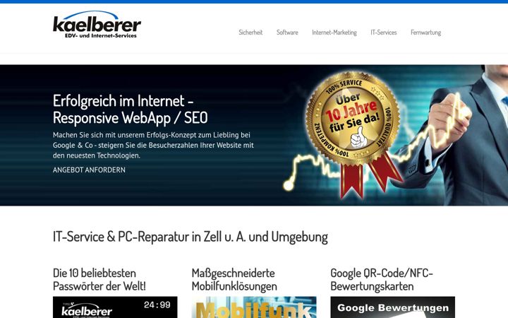 Screenshot of kaelberer-online.de