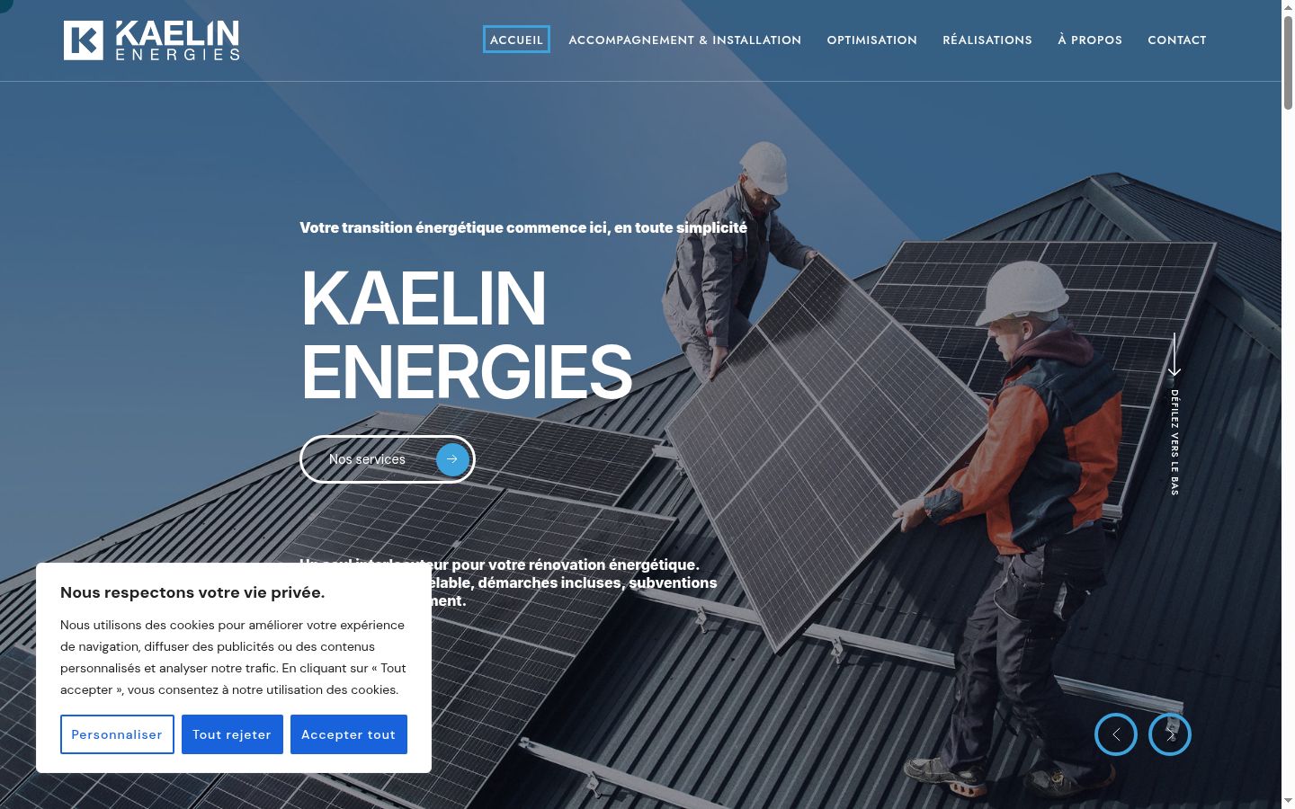 Sutikimo reklamjuostės, rodytos prieš bet kokią sąveiką, ekrano kopija
