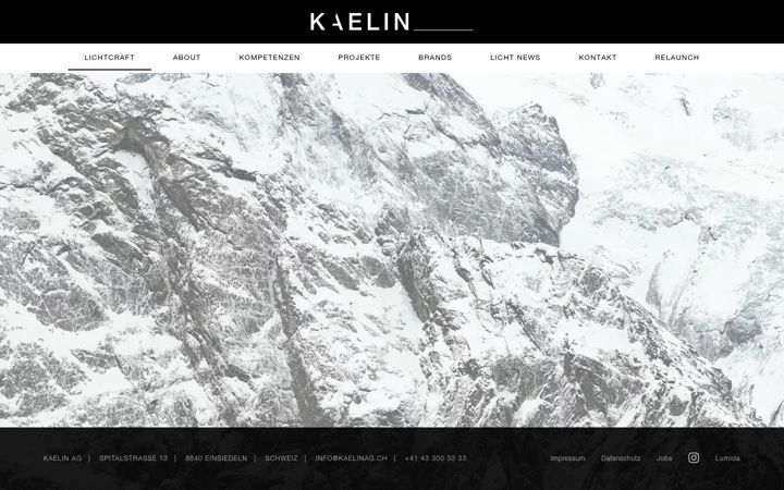 Screenshot of kaelinag.ch