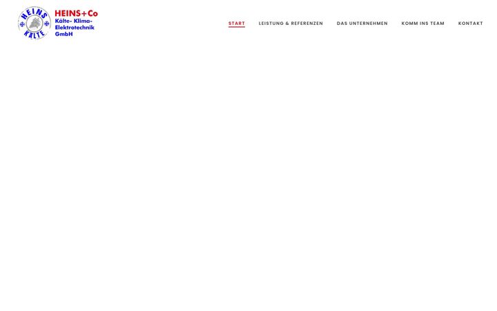 Screenshot of kaelte-heins.com