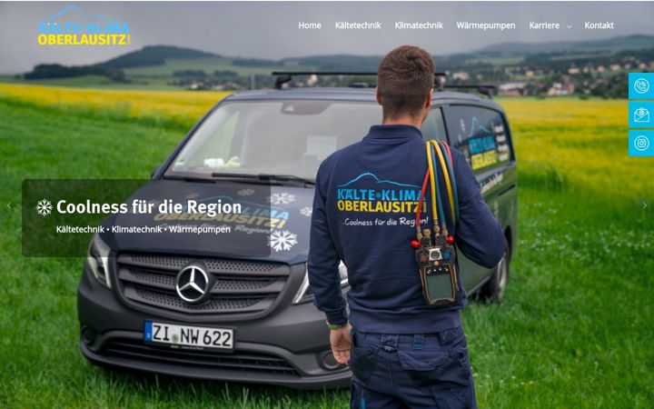 Screenshot of kaelte-klima-oberlausitz.de