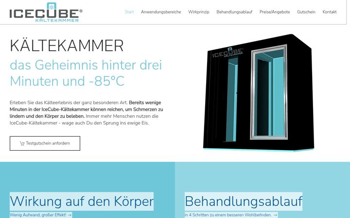 Screenshot of kaeltekammer-magdeburg.de