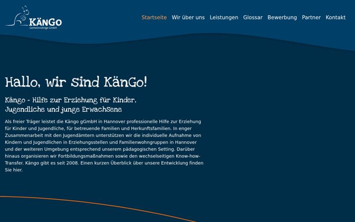 Screenshot of kaengo.de