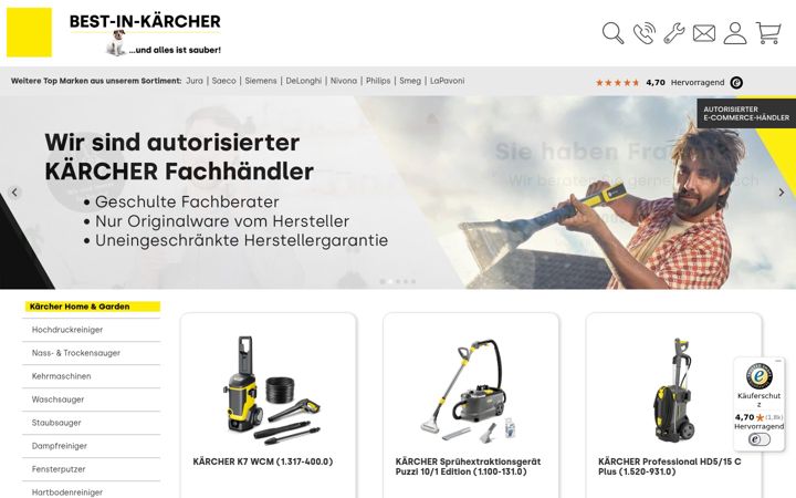 Screenshot of kaercher-betron.de