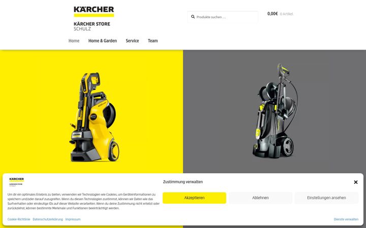 Screenshot of kaercher-store-schulz.de