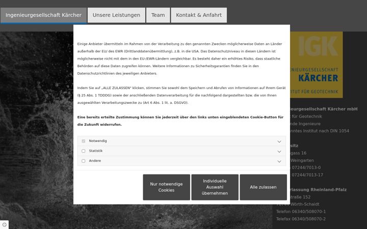 Screenshot of kaerchergeotechnik.de