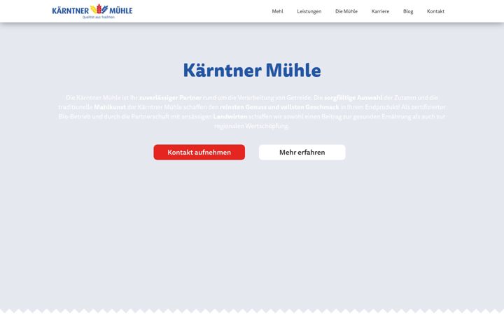 Screenshot of kaerntner-muehle.at
