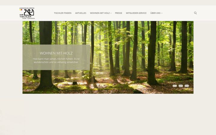 Screenshot of kaerntner-tischler.at