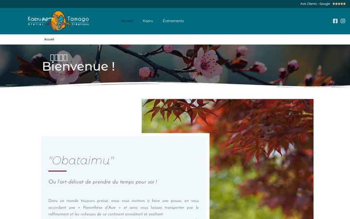 Screenshot of kaerunotamago.fr