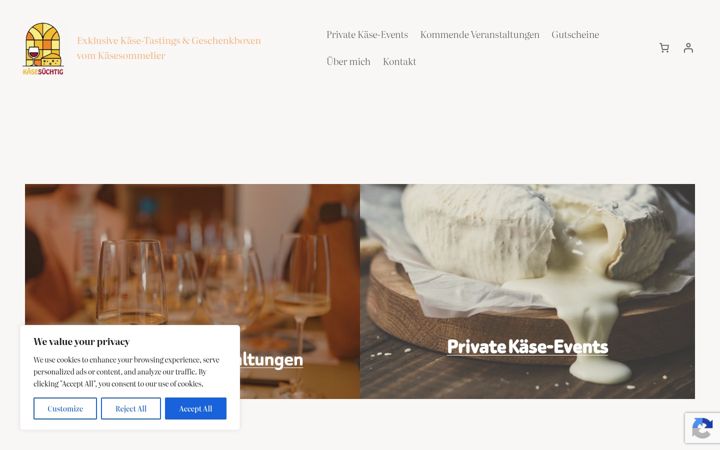 Screenshot of kaesesuechtig.com