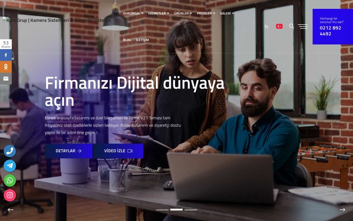 Screenshot of kafaguvenlik.com