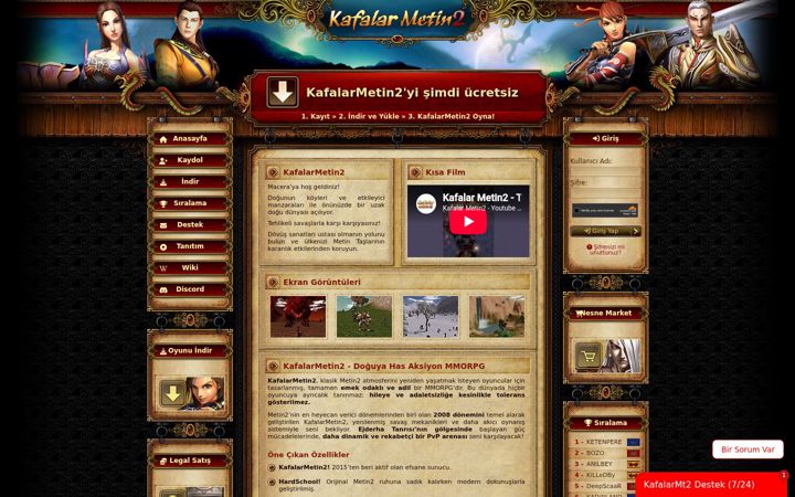 Screenshot of kafalarmetin2.com