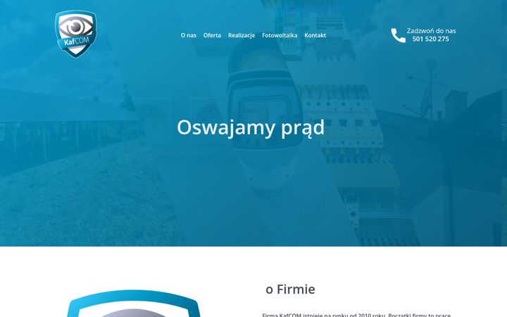 Screenshot of kafcom.pl