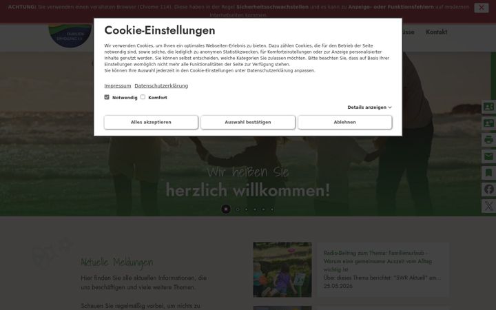 Screenshot of kafe.de
