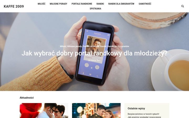 Screenshot of kaffe2009.pl