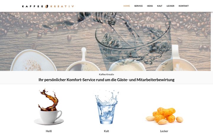 Screenshot of kaffee-kreativ.de