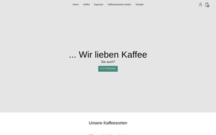 Screenshot of kaffee-rolf-minges.de