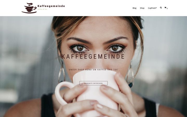 Screenshot of kaffeegemeinde.de
