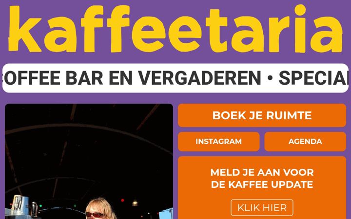 Screenshot of kaffeetaria.nl