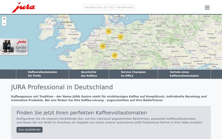 Screenshot of kaffeevollautomat-buero.de