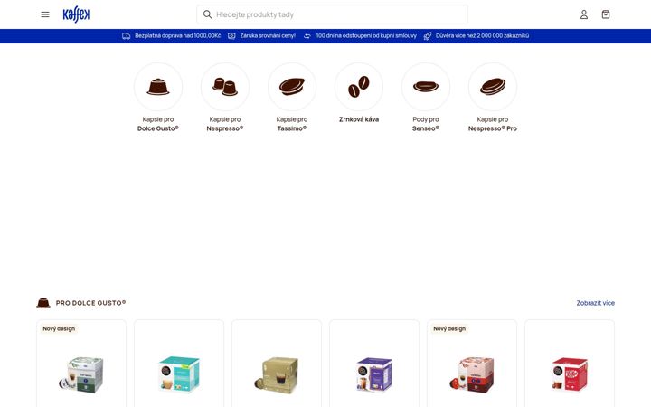 Screenshot of kaffek.cz