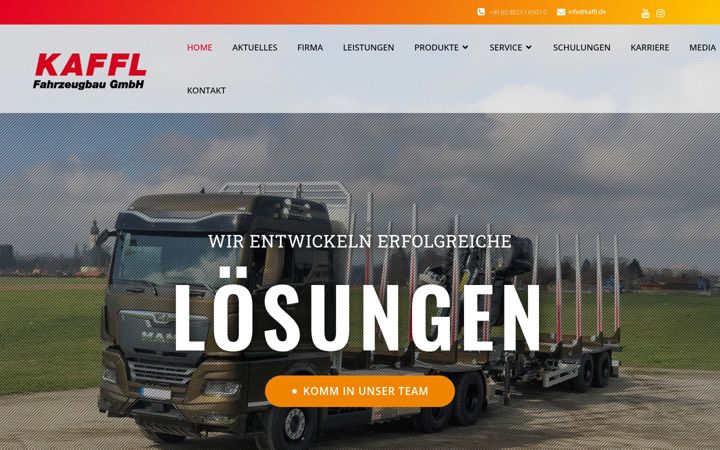 Screenshot of kaffl.de