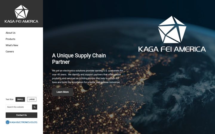 Screenshot of kagafeiamerica.com