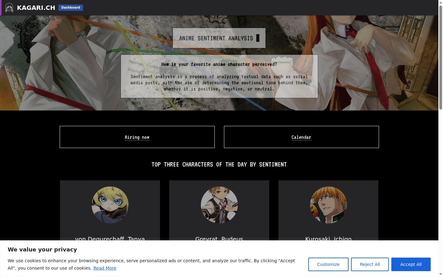 Screenshot tal-banner tal-kunsens muri qabel kwalunkwe interazzjoni