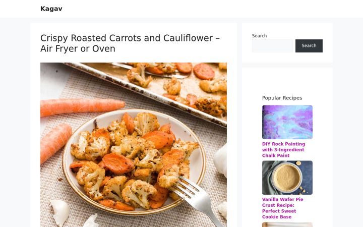 Screenshot of kagav.com