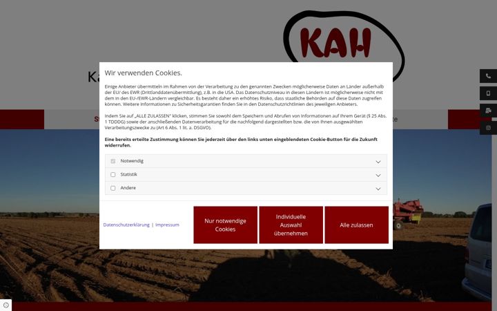 Screenshot of kah-brumby.de