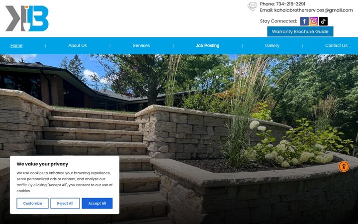 Screenshot of kahalabrothers.com