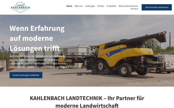 Screenshot of kahlenbach-landtechnik.de