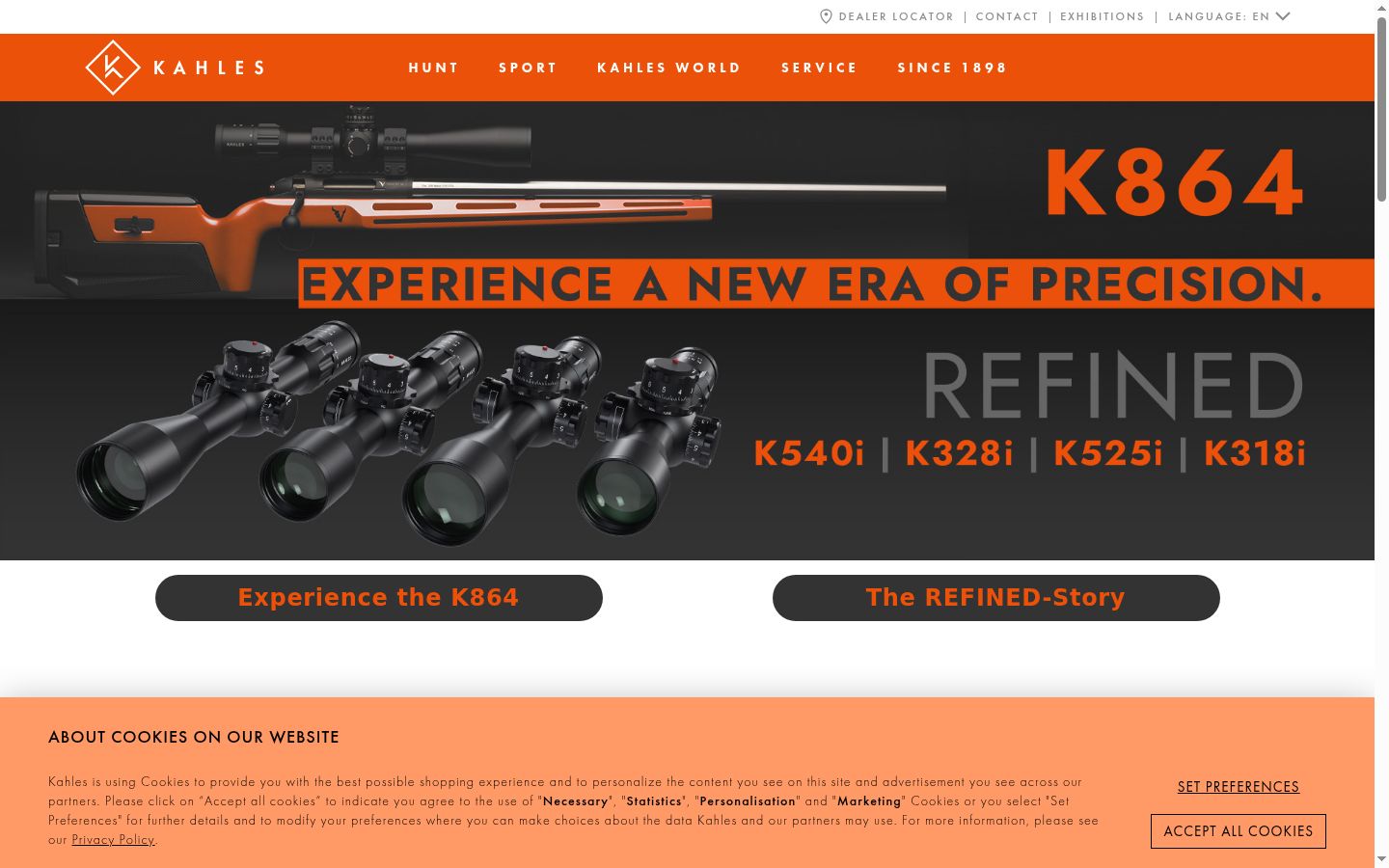 Screenshot des Einwilligungsbanners vor jeglicher Interaktion