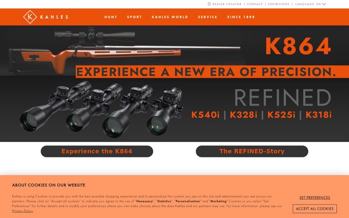 Screenshot of kahles.at