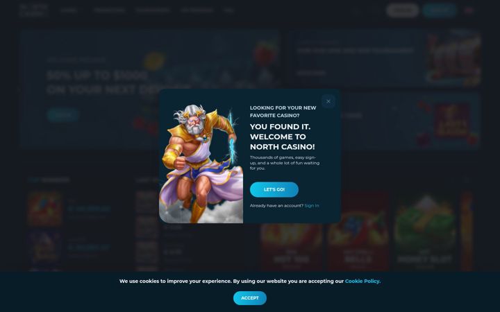 Screenshot of kahunacasino.com