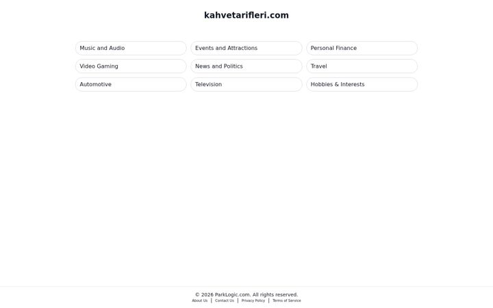 Screenshot of kahvetarifleri.com