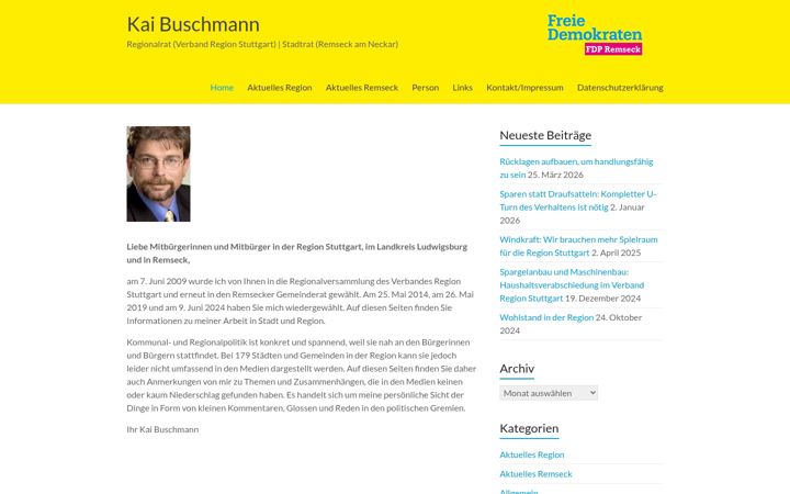 Screenshot of kai-buschmann.eu