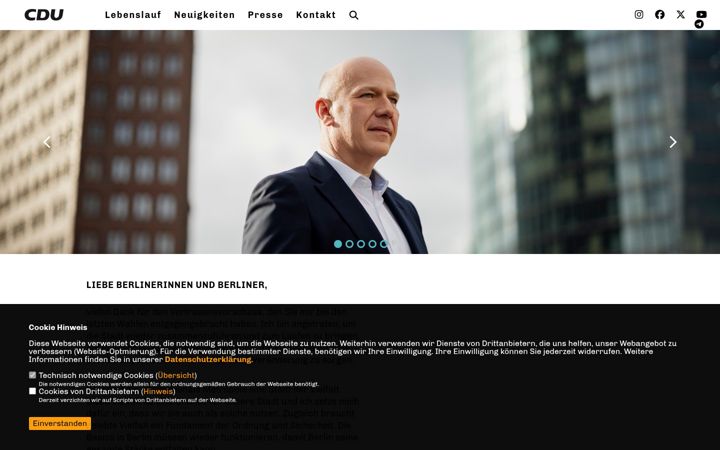 Screenshot of kai-wegner.de