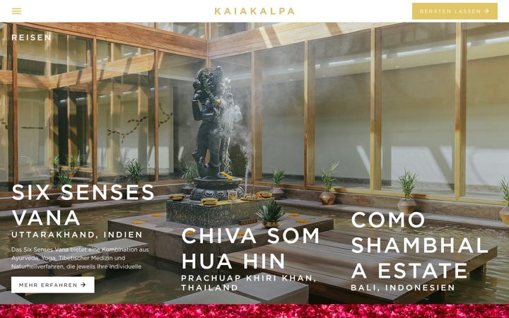 Screenshot of kaiakalpa.de