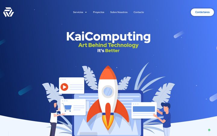 Screenshot of kaicomputing.com
