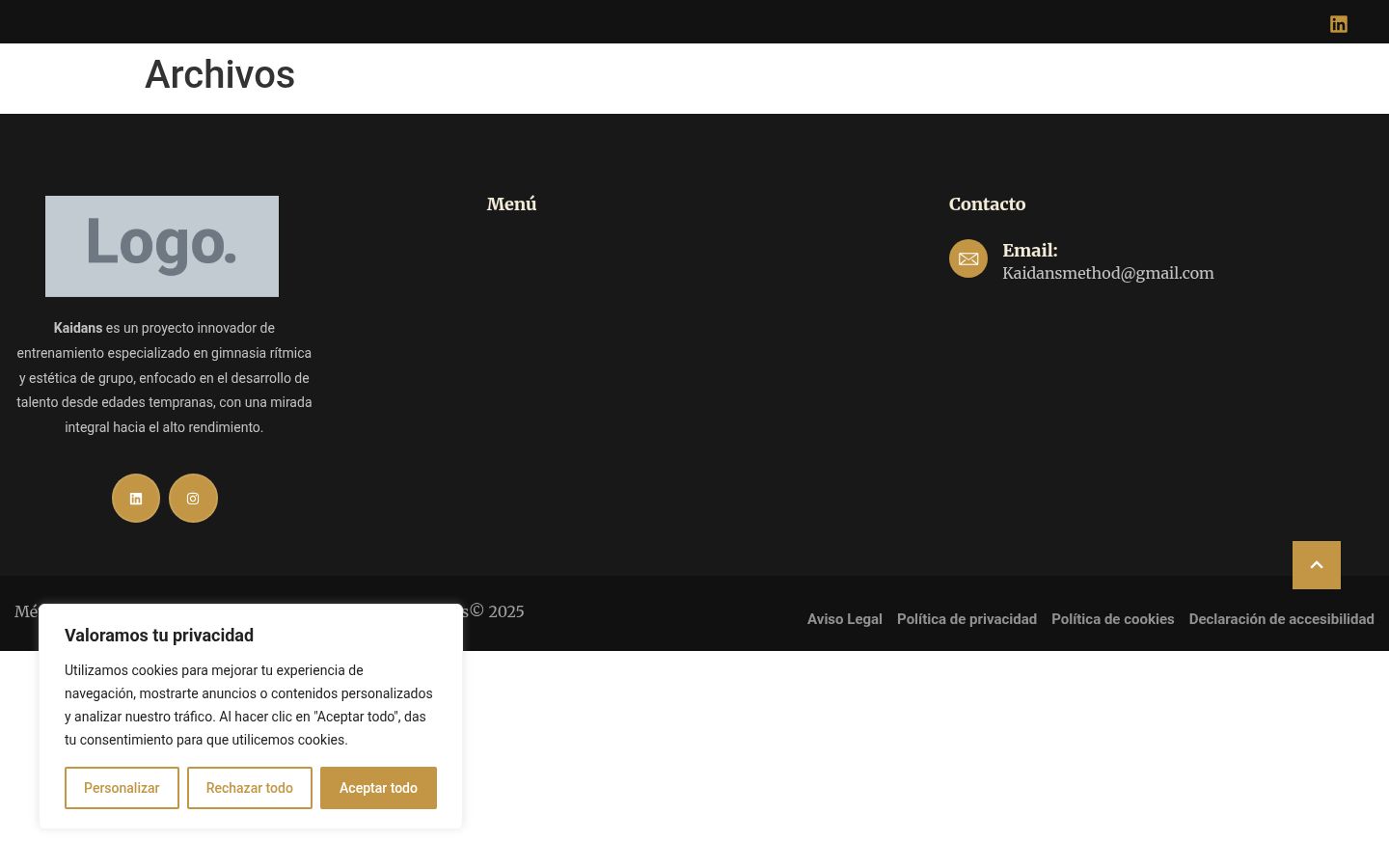 Capture d'écran de la bannière de consentement affichée avant toute interaction
