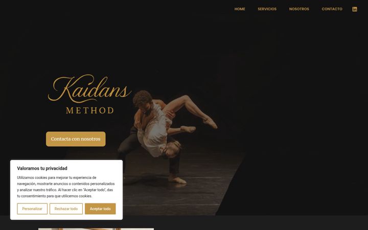 Screenshot of kaidansmethod.com