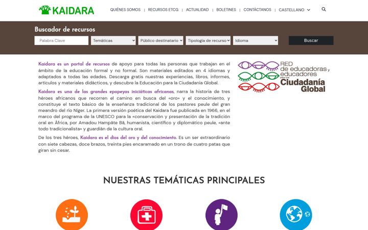 Screenshot of kaidara.org