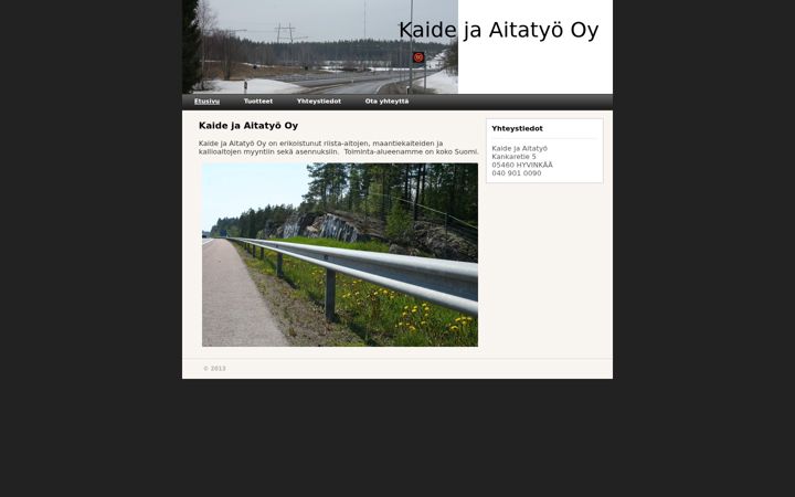 Screenshot of kaidejaaitatyo.com