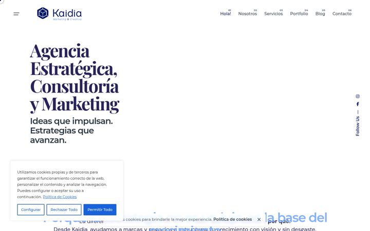 Screenshot of kaidia.es