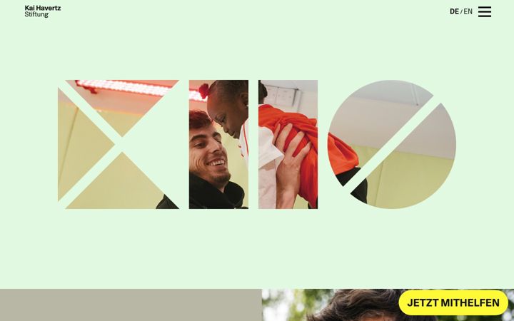 Screenshot of kaihavertz-stiftung.de